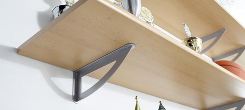 Regalboden und Konsole