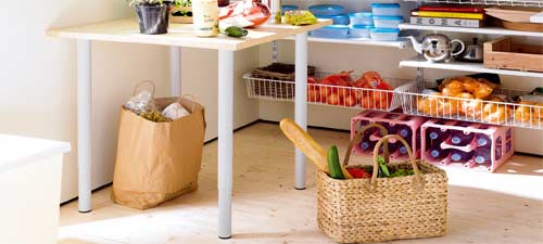 Möbelfuß, ausziehbar.