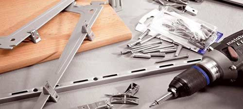 Element System Regalsysteme. Montagematerial & Zubehör